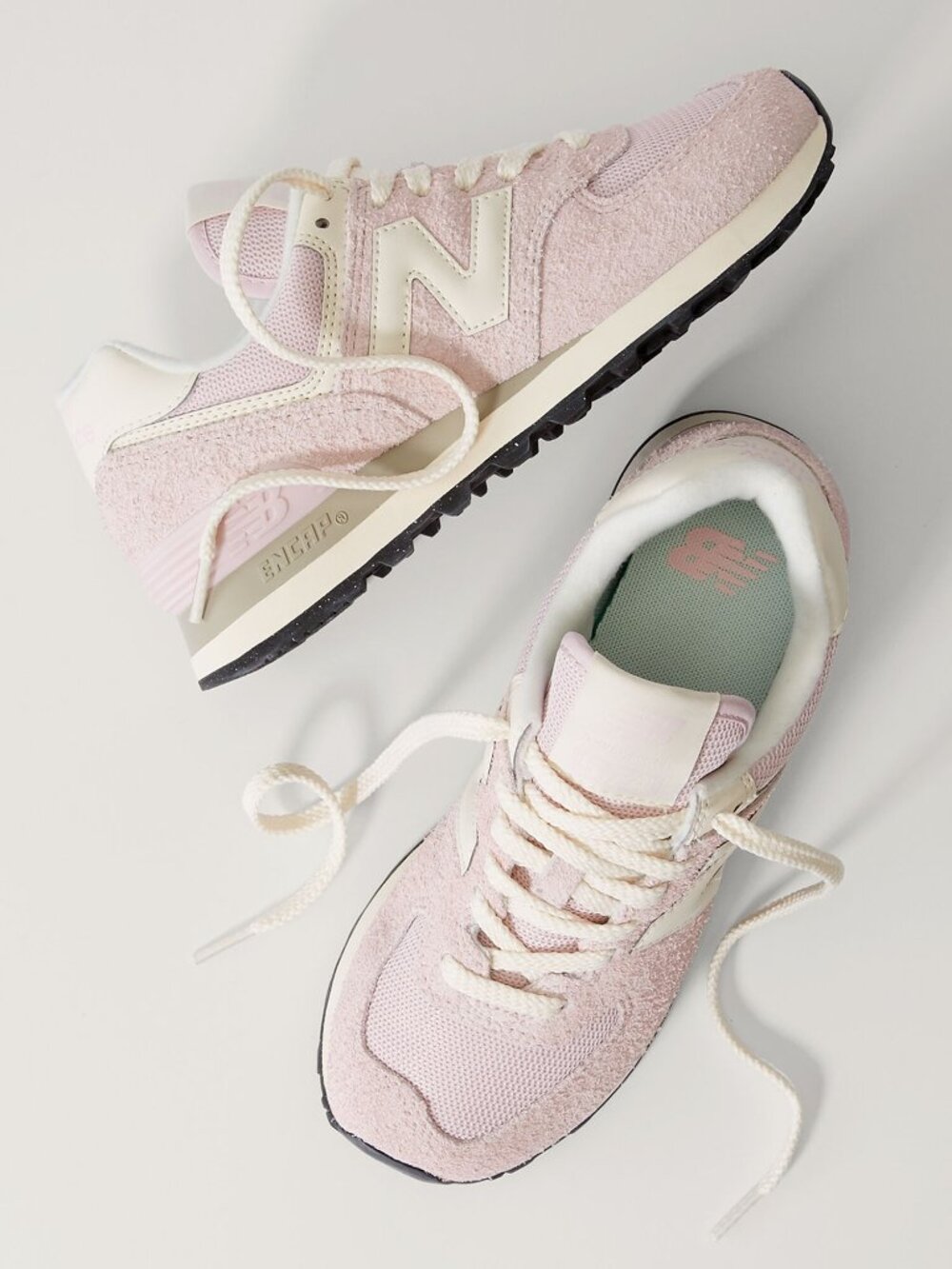 New Balance Classic 574 SUEDE Rose Sugar With Permafrost Women's 7.5 US NWT